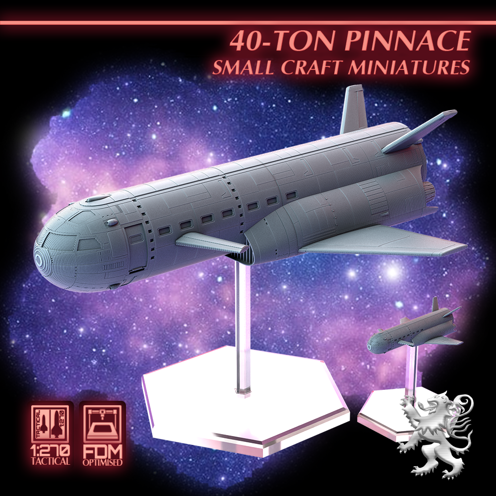 40-Ton Pinnace Traveller Miniatures